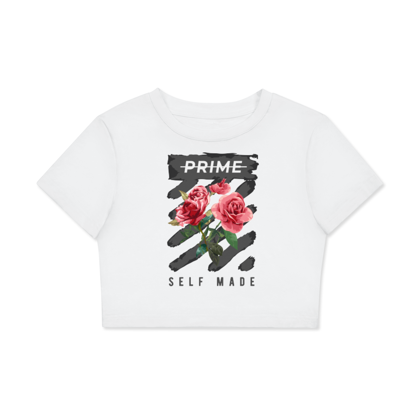 Fitted SpiffCrew Crop Top