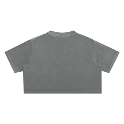 Washed SpiffCrew Crop Top
